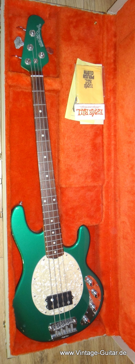 musicman stingray green